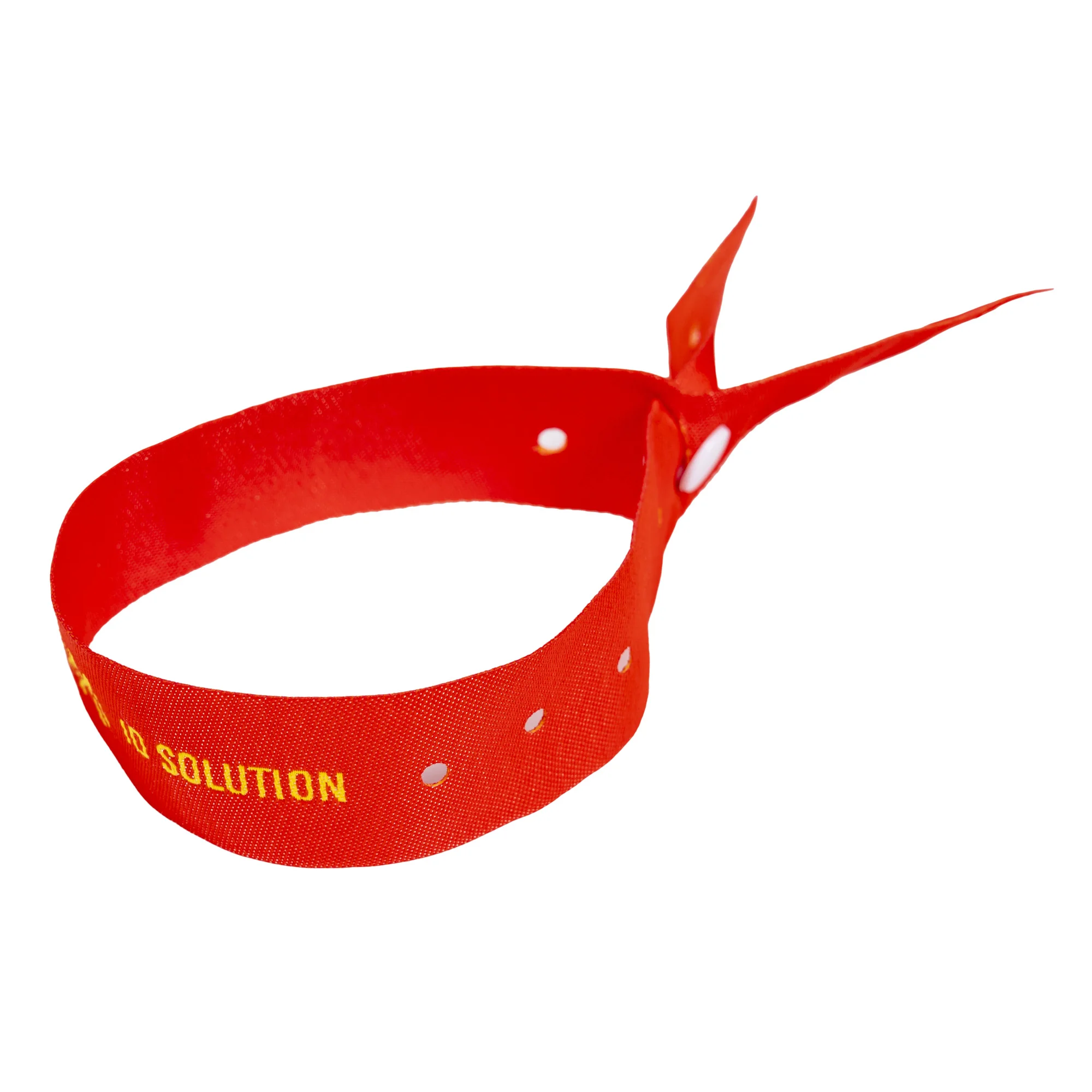 Best seller Adjustable Double Chip Waterproof Punch Disposable Hospital Bracelet  RFID double woven wristbands In Halloween