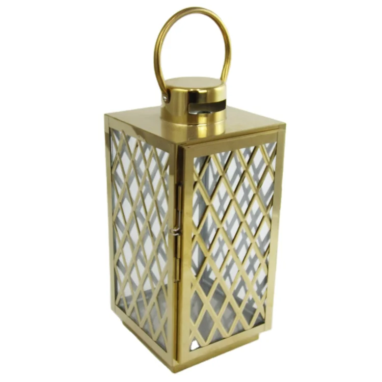  Классическое украшение для дома Европейский наружный фонарь из нержавеющей стали стеклянный фонарь-свеча