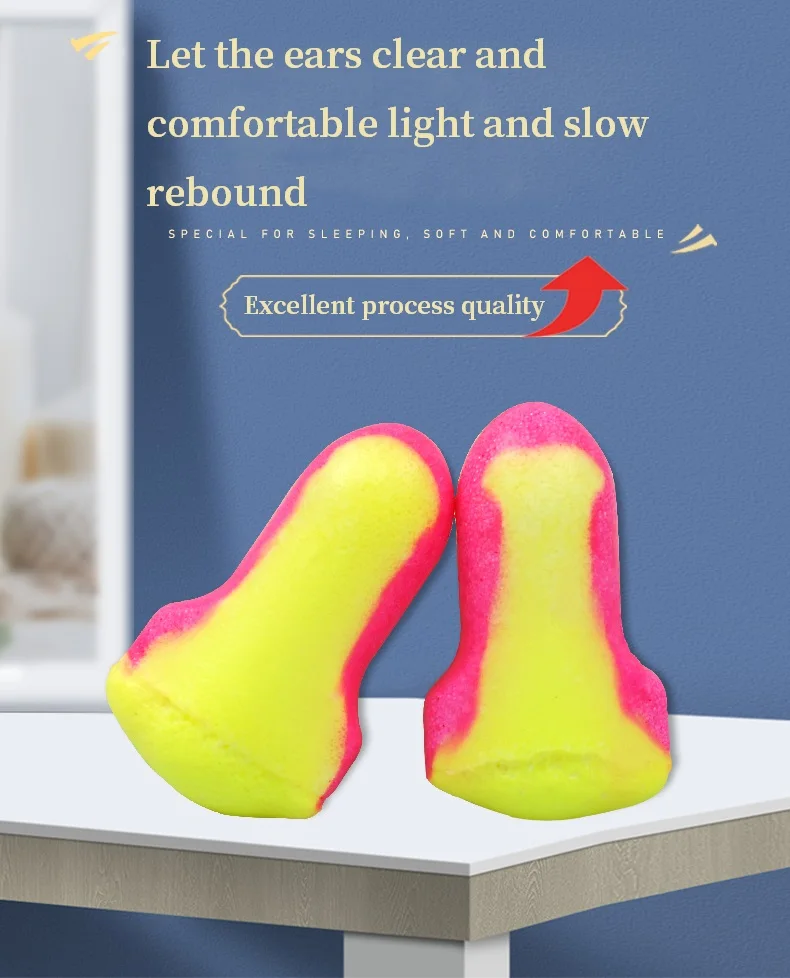 Cheap And Soft Slow Recovery Foam hearing protection ear plug earplug sleep