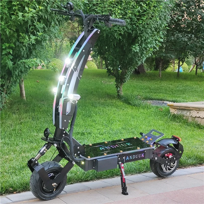 EU hot sell ANDUUK AK11 dual motor powerful 8000W Adult speedway Fastest foldable electric e scooter with seat