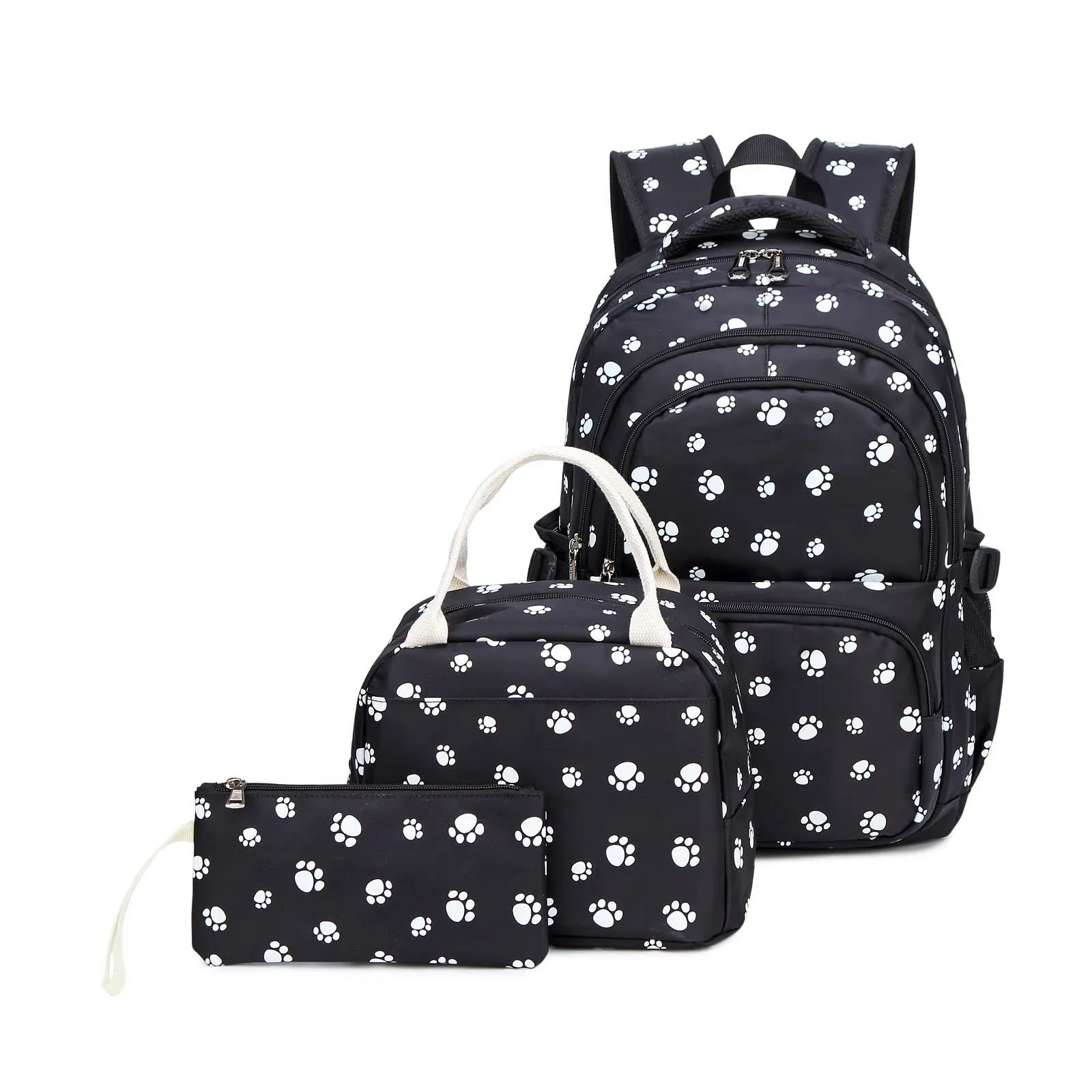 3 Piece Set Children Waterproof  School Bag Kids Backpack  And Lunch Bag Set For Kids