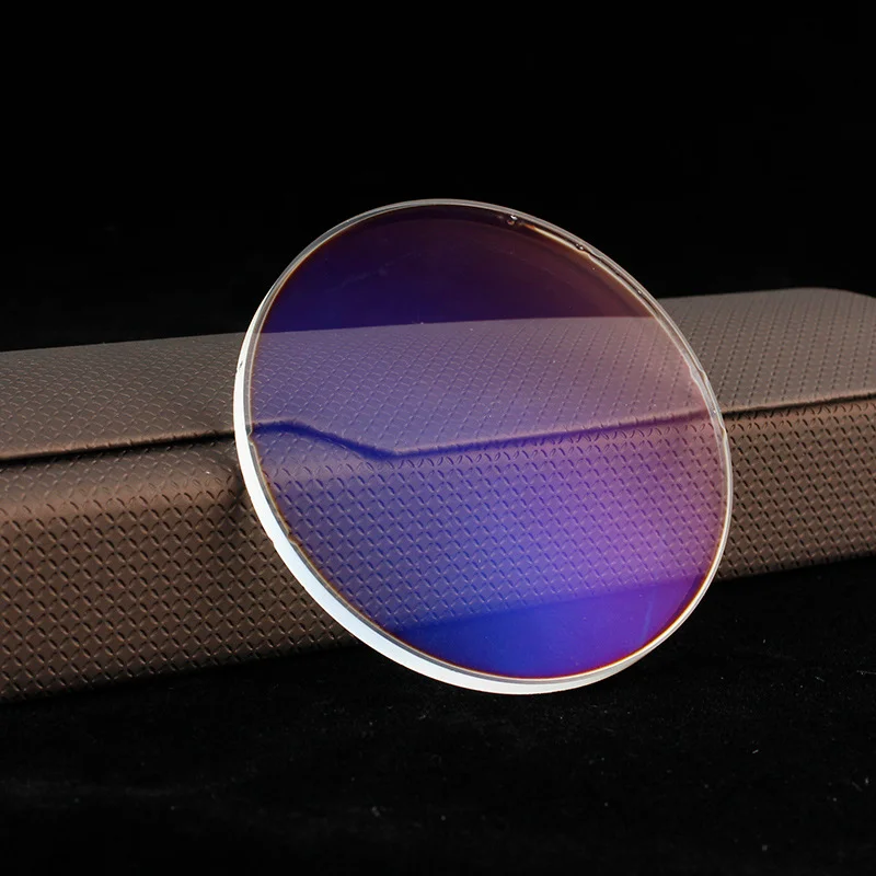 In Stock 1.56 Index Anti-Glare Lenses Clear Resin Single Vision With Blue Light Protection HMC EMI HC Coatings