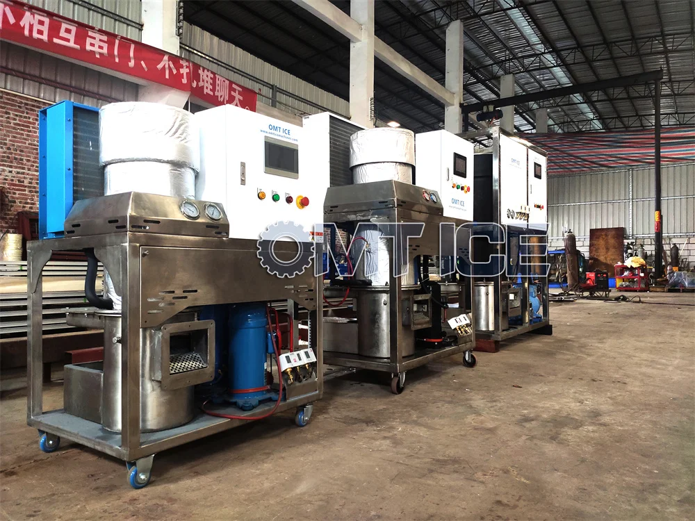 Съедобный льдогенератор с регулируемой толщиной 2T для охлаждения для супермаркета гостиниц