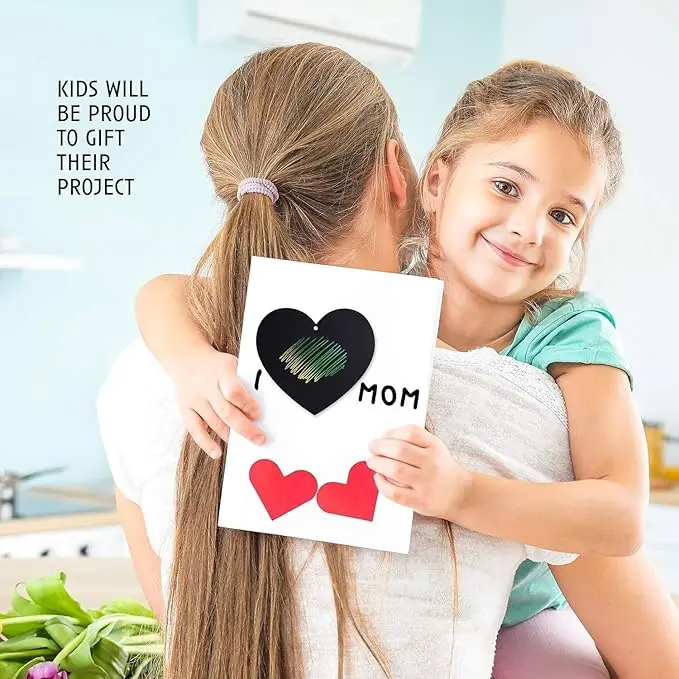 wholesale supplies creative 50 sheet Rainbow blank magical art craft gifts scratch paper sets for kids with Styluses Stencils