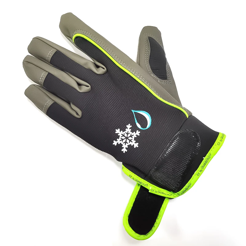 Hot selling leather cattle frosted anti static warm winter thickened safety gloves Riding glove