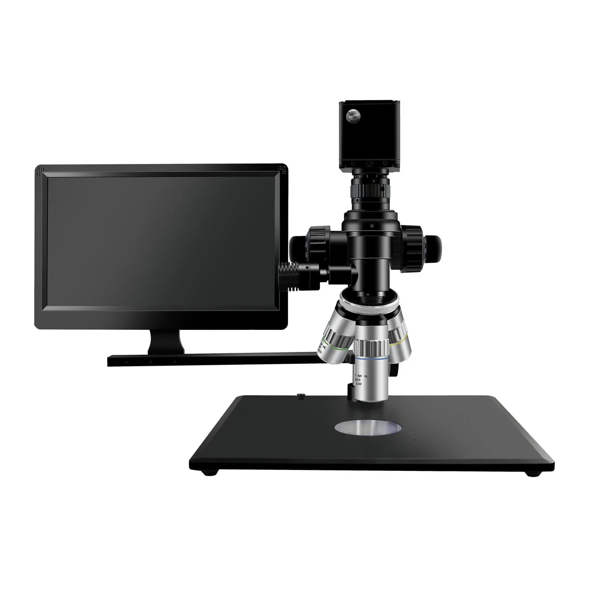 Semiconductor And PCB Inspection FM200CP-U High Power Digital Microscope With HD Industry Camera