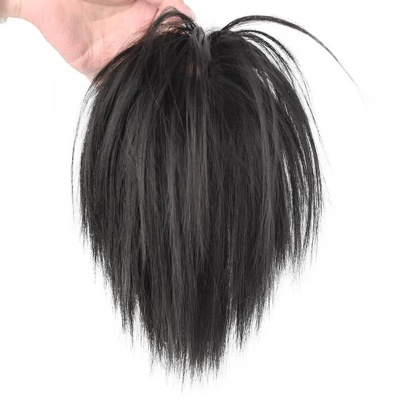 Chignon Claw Clip Tousled Updo Chignon Hair Buns Hair Scrunchie with Clip For Women Natural False Hair