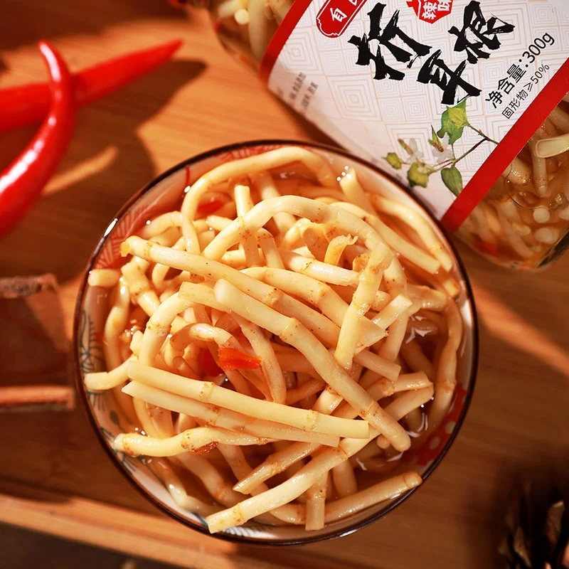 Authentic  pickles sour and spicy fold ear root old brand instant appetizer