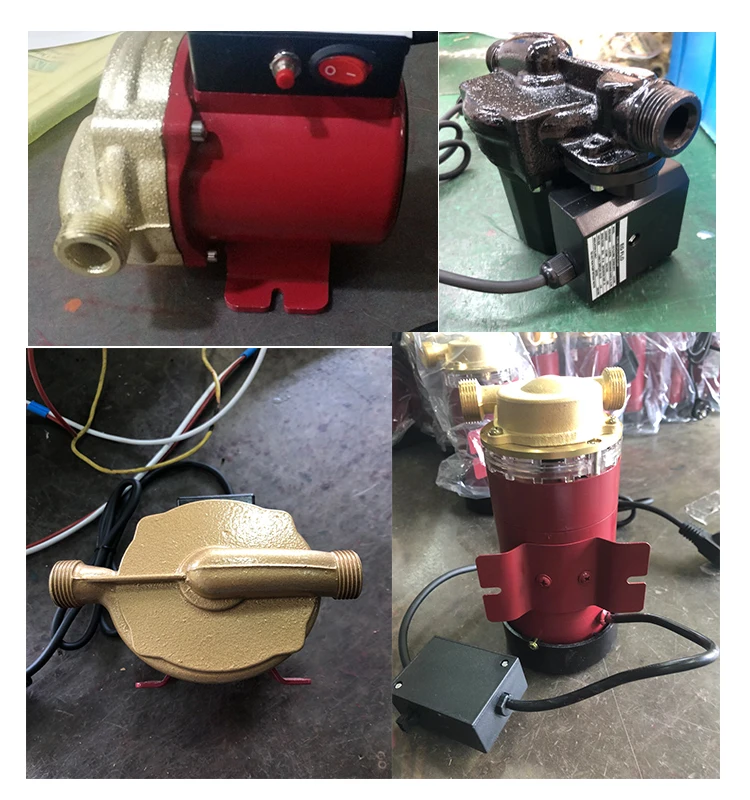 small quick hot water circulating pump in floor heating system