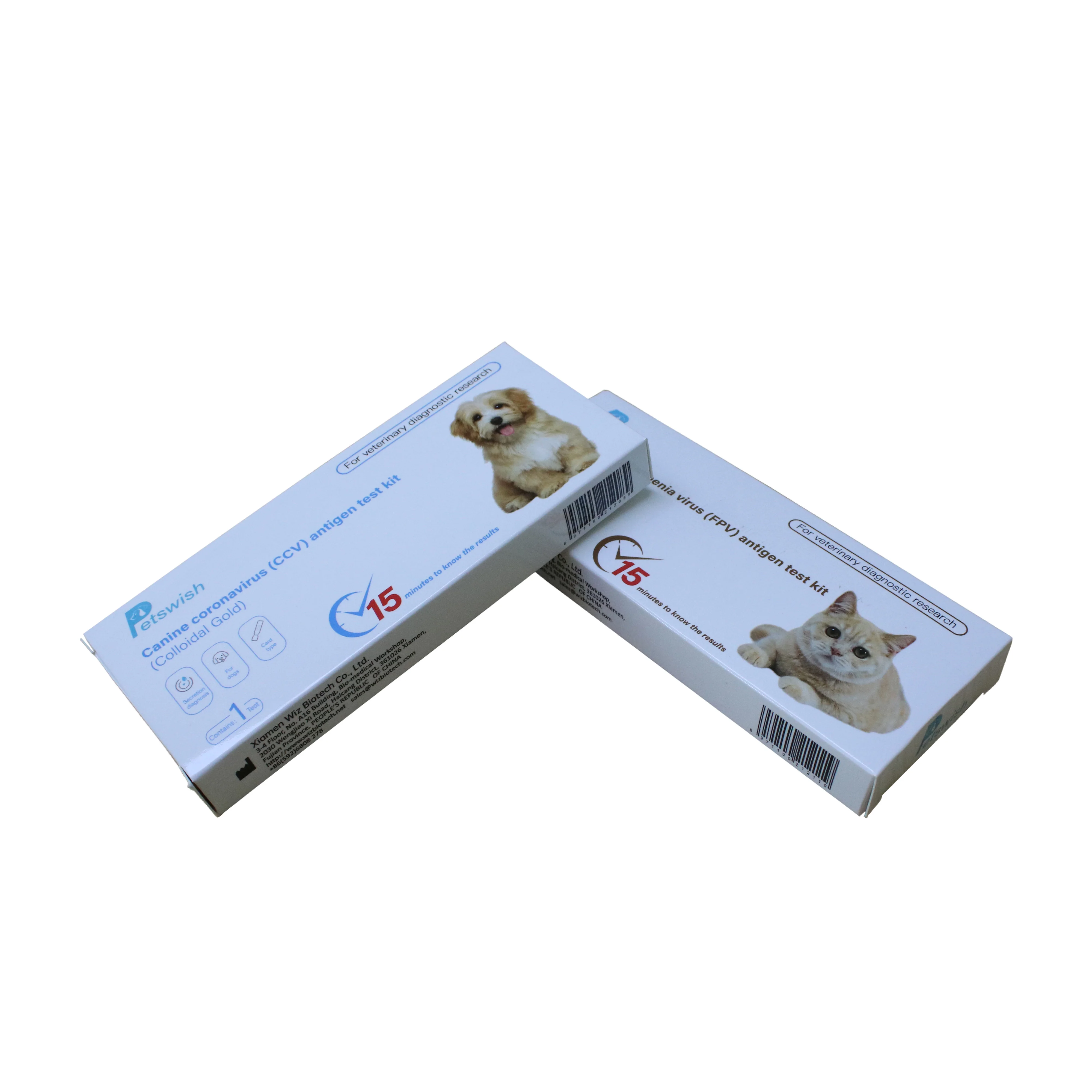 Feline Calicivirus FCV antigen test kit Colloidal Gold