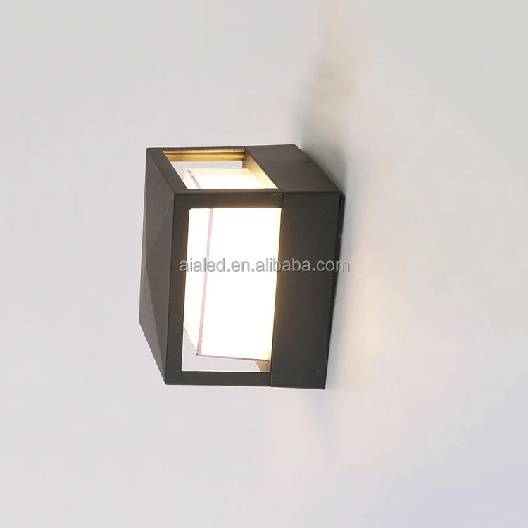 Square wall lamp 6W external wall light SMD acrylic LED wall light for exterior light fixtures