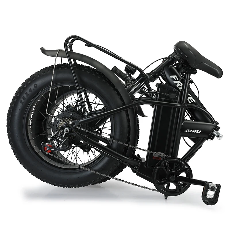 Foldable mountain bike 20*4.0 inch bike 36V8A250W electric bicycle High Carbon Steel Material ebike