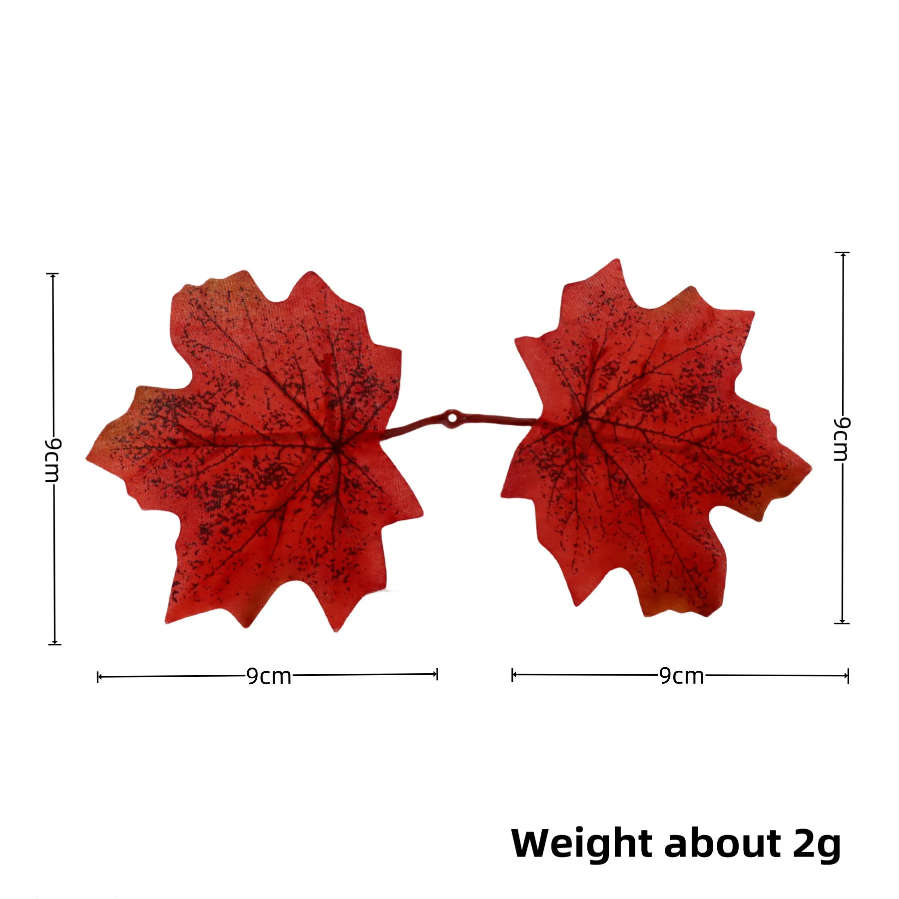 Double Maple Halloween Harvest Festival Wedding Hotel floral decorated yellow autumn leaves simulating artificial maple leaves