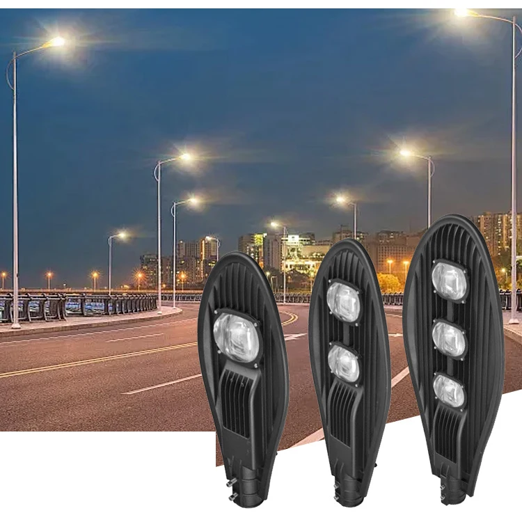 VORLANE Aluminum Glass outdoor 50W 150W 200W 250W 100w waterproof Cobra COB Led street lighting road