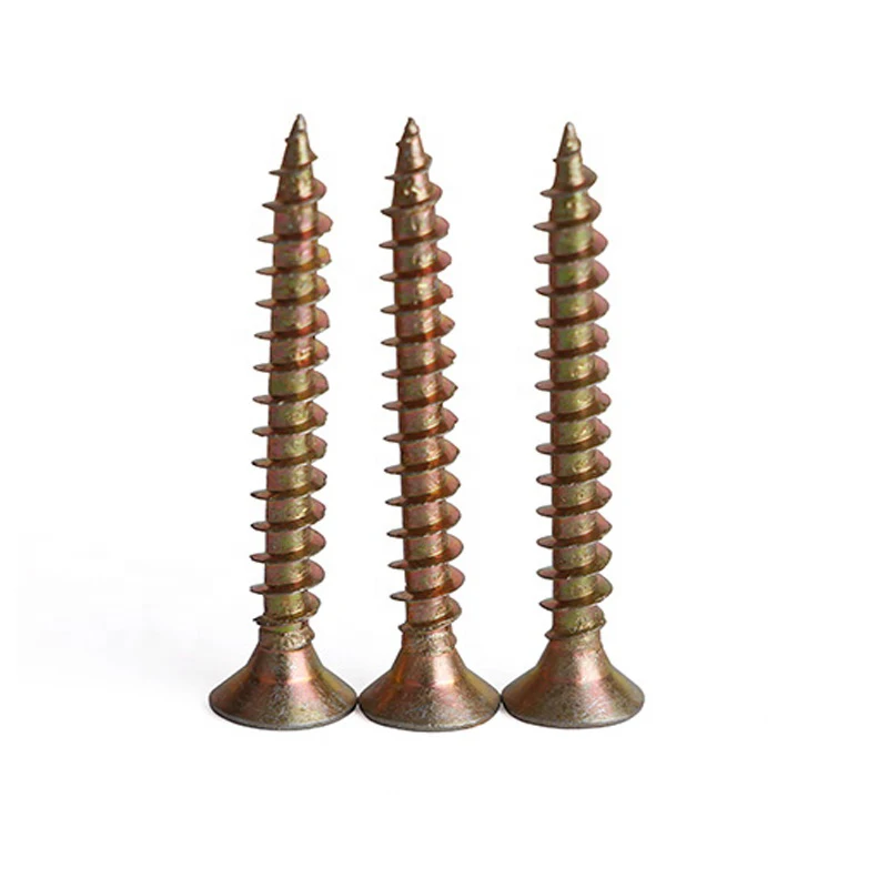 din7505 zinc plated torx csk head m4 tapping chipboard screws for wood bulk package