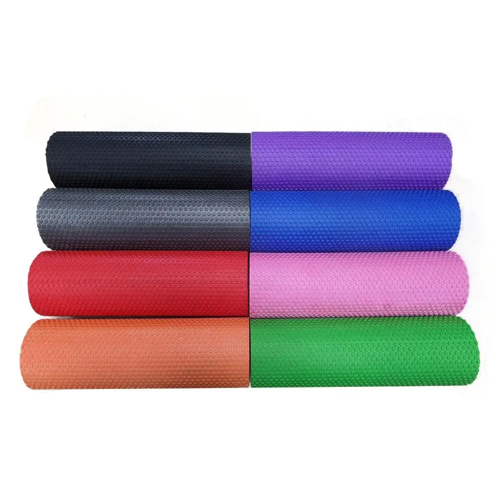 Wholesale Gym EVA Yoga Foam Roller Custom Printed Sports Fitness Equipment Exercise Massage Rollers 36cm 90cm