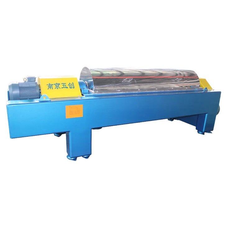 Tunnel mud dewatering environmental centrifuge horizontal screw decanter centrifuge separator