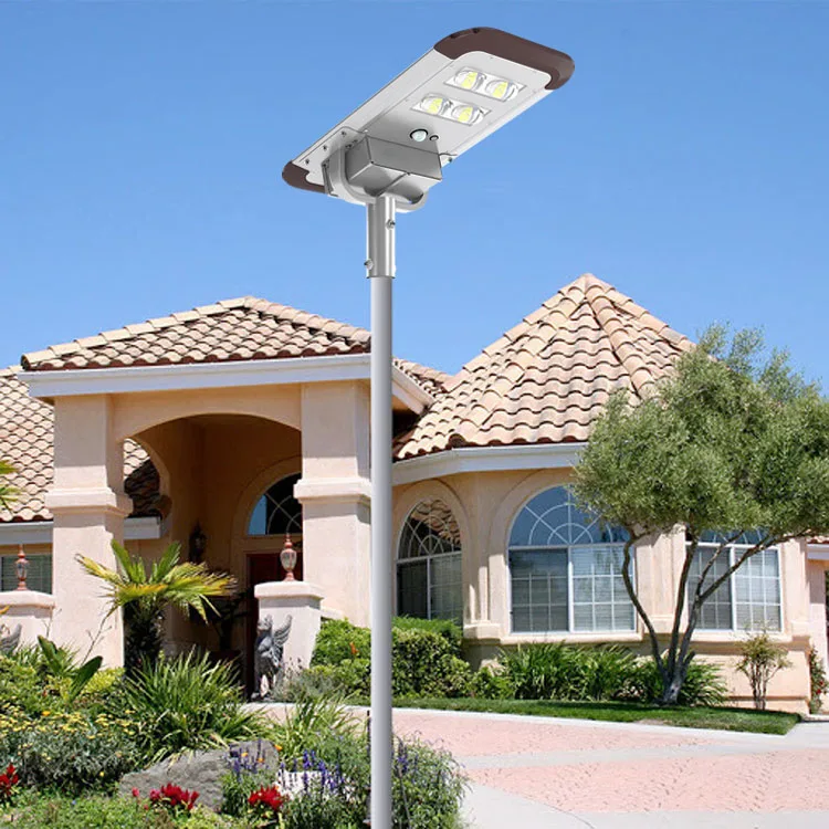 High Quality Solar Powered Street Light Waterproof 40W 190Lm/W PIR Motion Sensor IP65 LED Solar Street Lights With Solar Panel