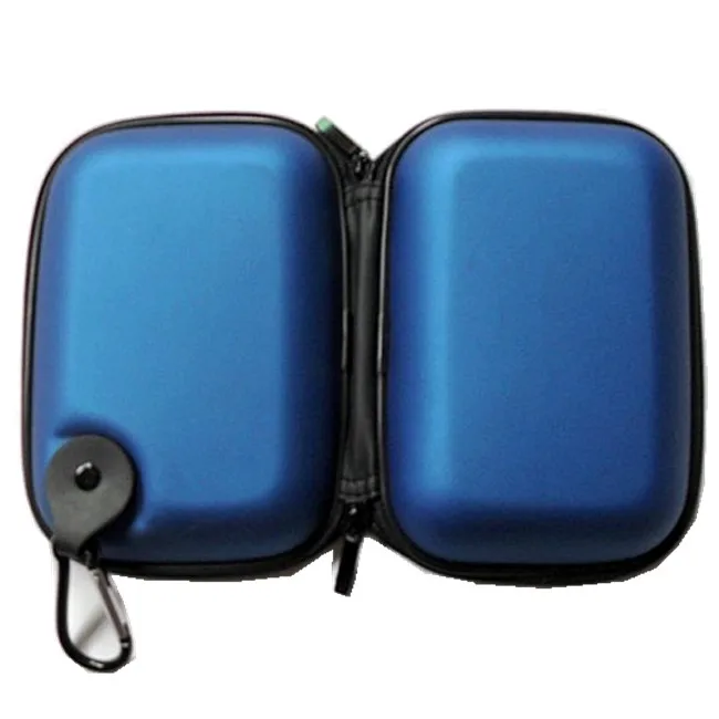 Eco-friendly PU leather waterproof power bank carry case EVA travel case for power charger storage box for electronics