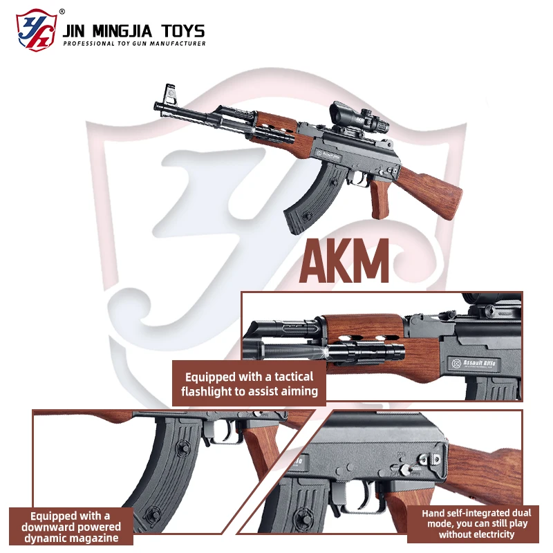 Лидер продаж игрушечный револьвер AKM мягкие пули мета для детей