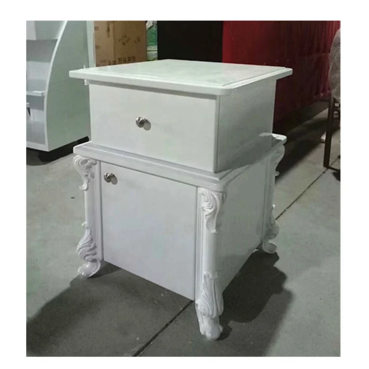 
Red color nail salon trolley cart professional rolling trolley cart high quality storage cart 