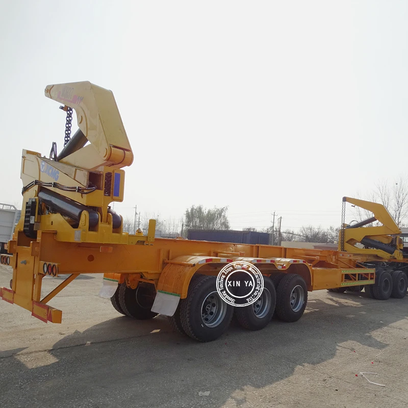 20/40 ft swinglifters steelbro side loader lifter container side loading semi trailer