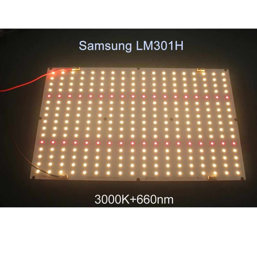  Бесплатная доставка figolite расти 2021 Новая Светодиодная панель для lm301h qb288 v3 3000k 3500k 4000k с Epistar