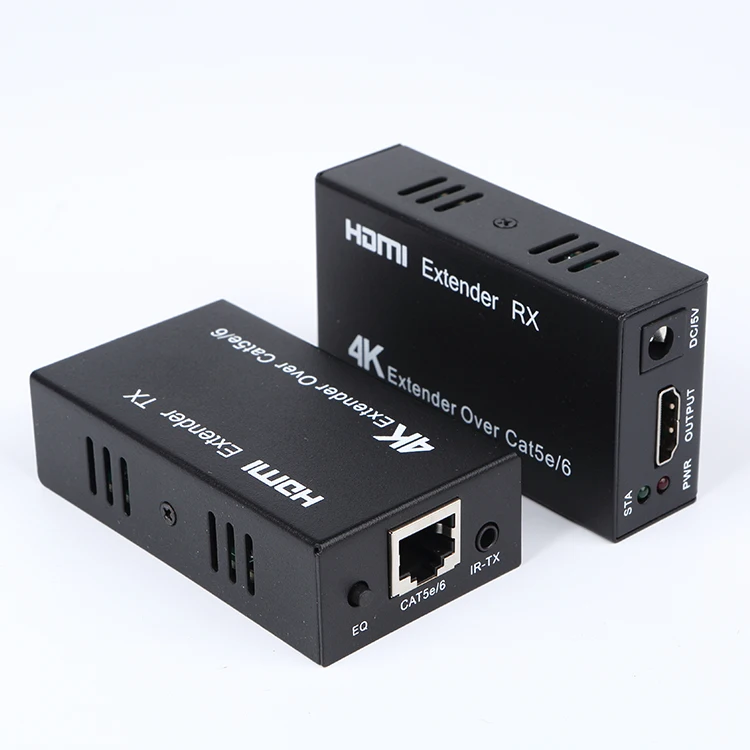 4K HD hest resolution up to 4K 2K@30Hz transmitter and receiver 4k signal over lan cable