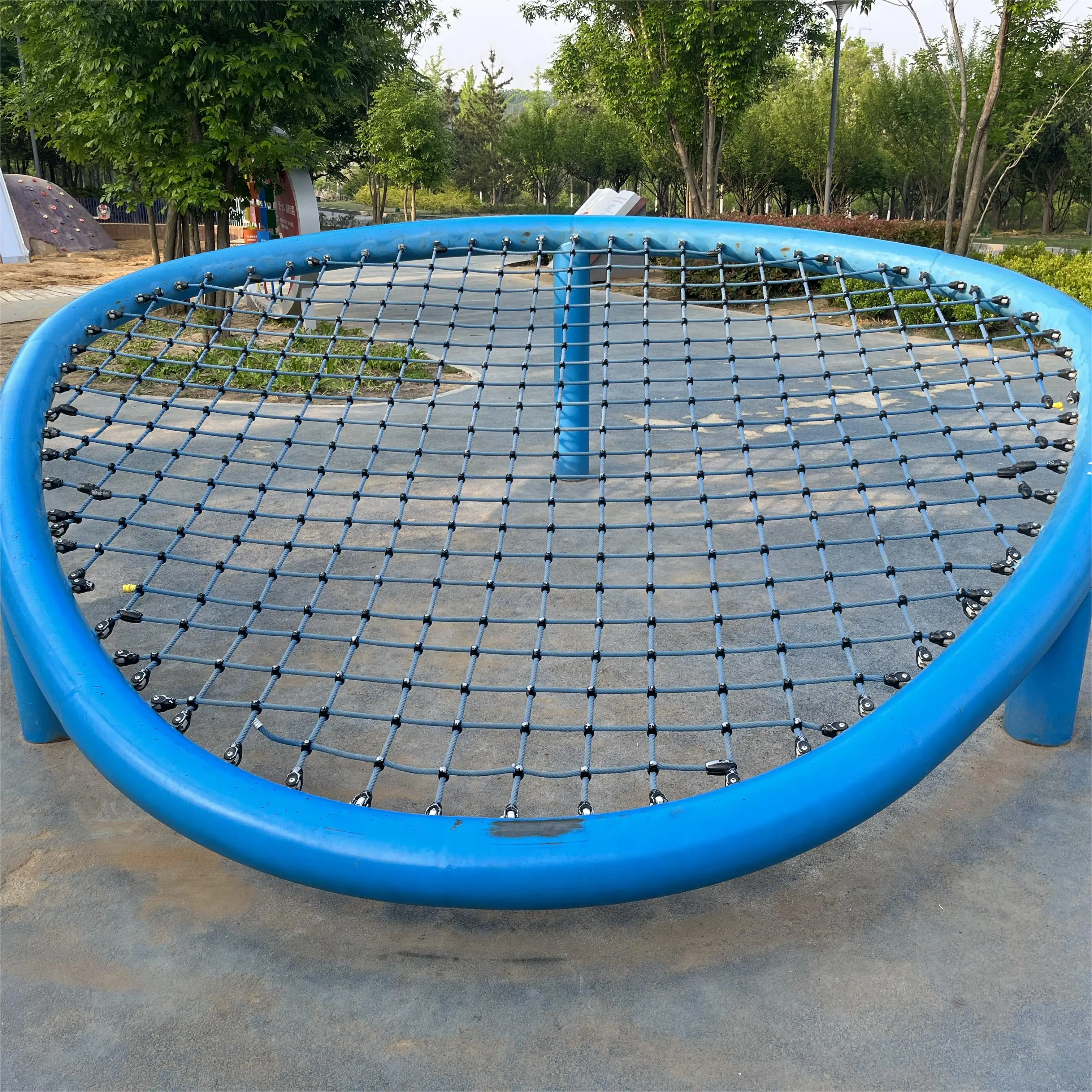 Factory sale Amusement park equipment rope playground climbing net playground 16mm playground combination rope