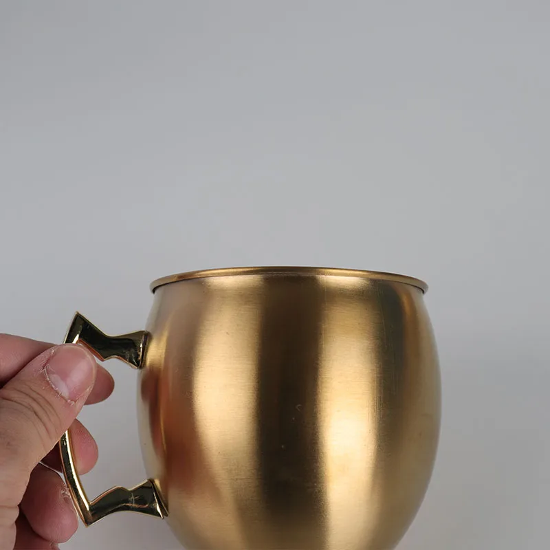 Wholesale Customized Mug  High Quality 304 Stainless Steel Mini Moscow Mule Copper Mug