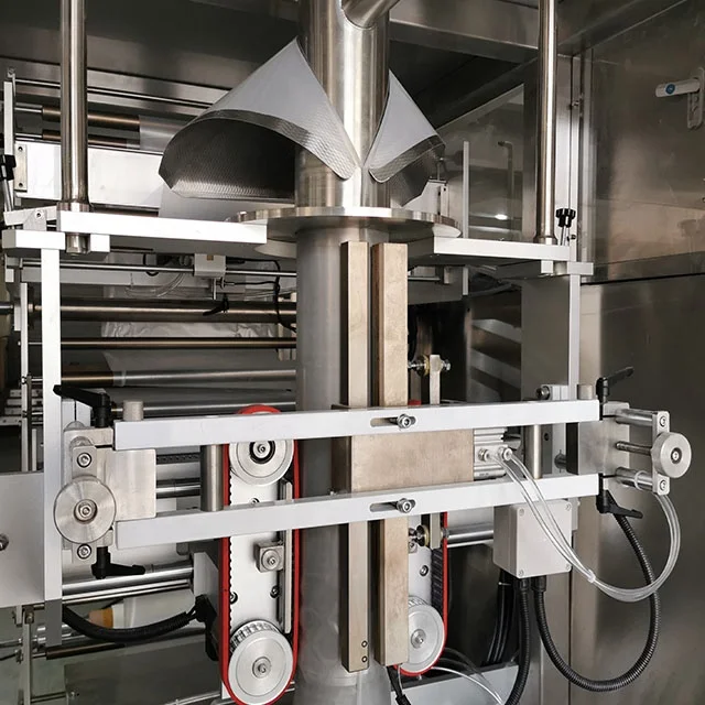 
VFFS Pillow Gusset Bag Protein Albumen Powder Vertical Packing Machine With Auger Powder Filling 