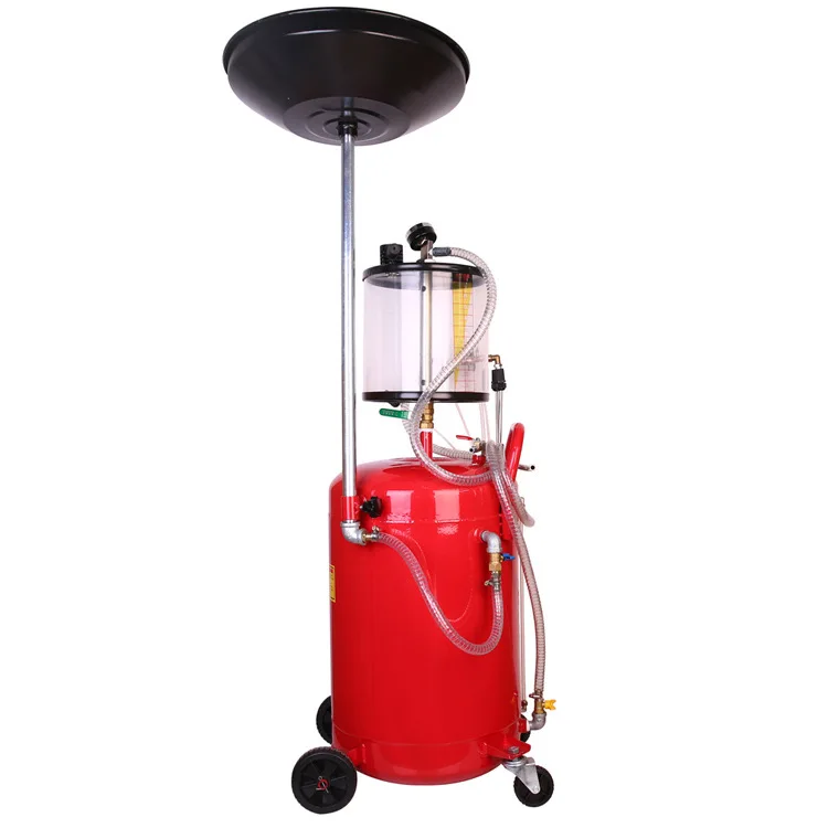 80L Steel Oil Changer Machine With Measuring Cup Car Repair Tools for Workshop Use