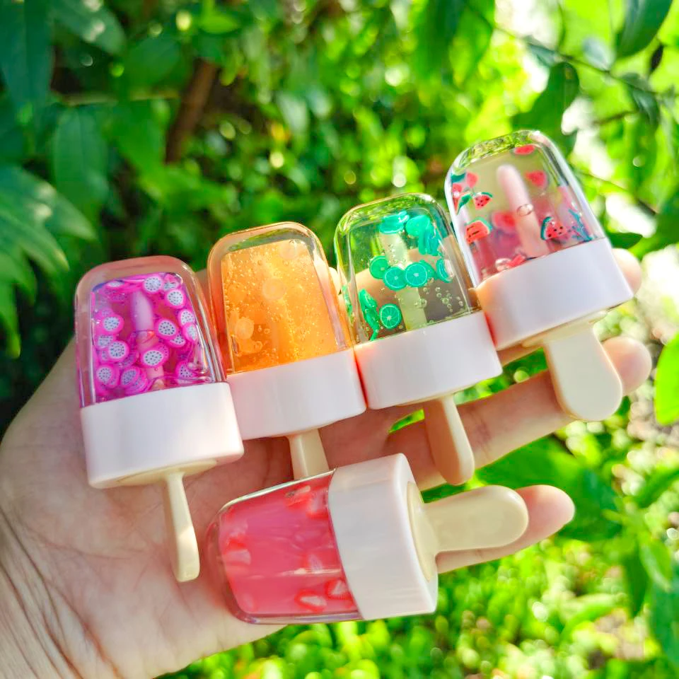 Hot Sale Lip Gloss Vendor Vegan Base Glossy Private Label Pouch Cream Little Girl No Logo Fruit 2021 Lipgloss