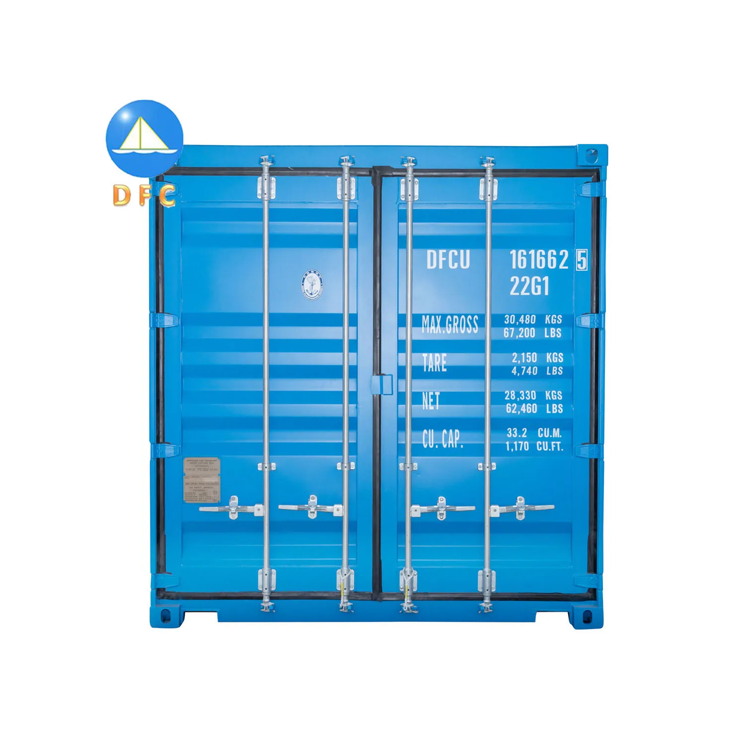 Manufacturers Provide Custom Color 20 Shipping Container Big Capacity Storage Offshore Containers