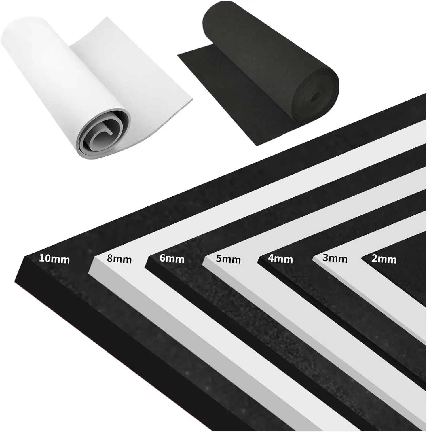 Customized Hot Sale Cheap 1mm 2mm 3mm 4mm 5mm EVA Foam Sheets Self Adhesive 10mm EVA Rubber Sheet