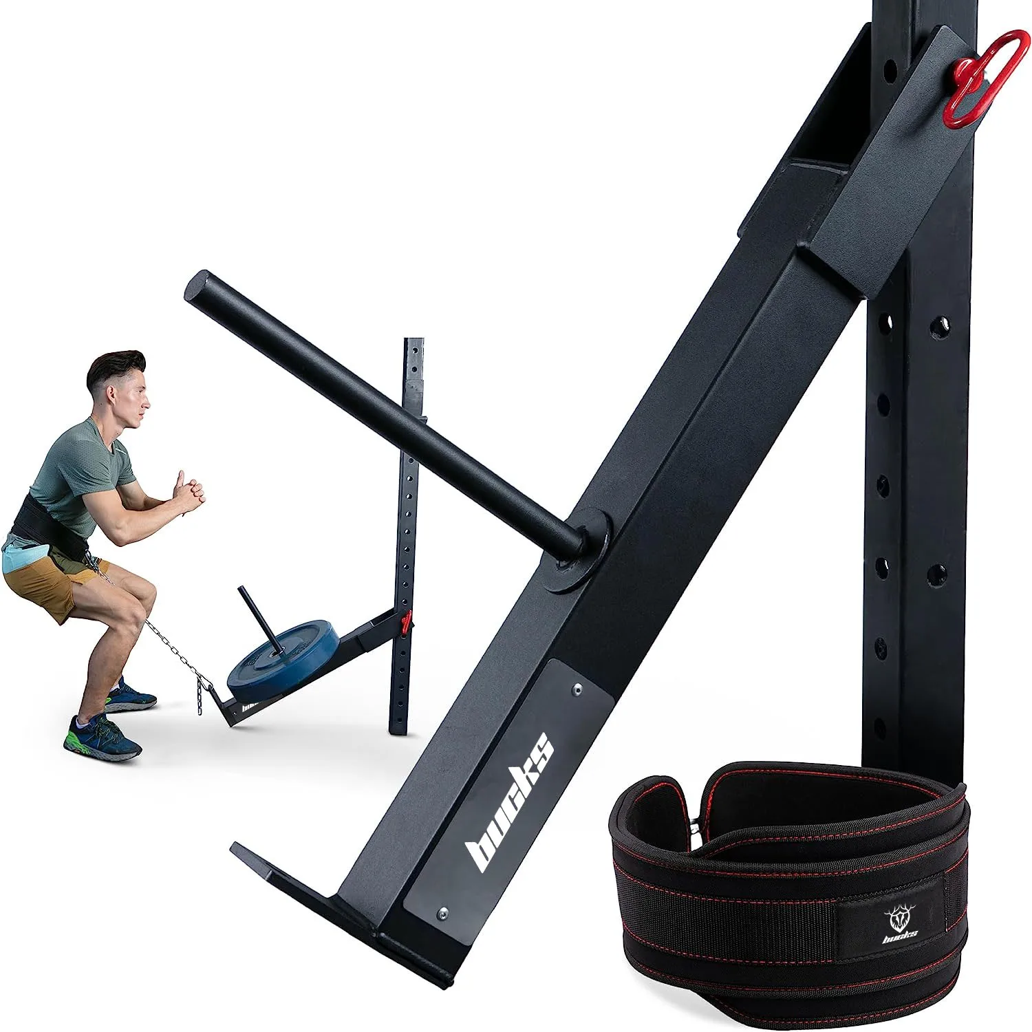 Bucks Training Power Cage Belt Squat Lever Arms For Multi-functional Workout