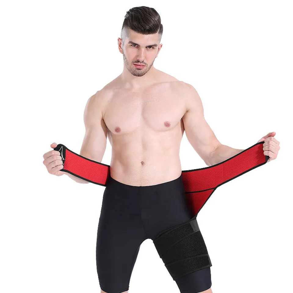 Aolikes Unisex Compression Groin Thigh Sleeve Brace For Adult Hip Support