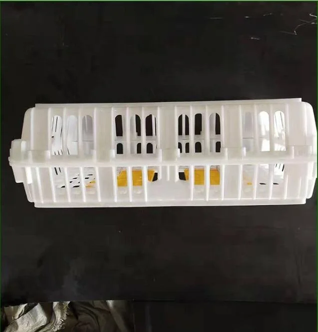 Multifunctional Portable Double Door Design Poultry Farm Transport Cage Plastic Live Chickens Carrying Cage Crate For Sale