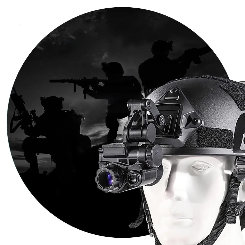 NVG10 монокулярный прицел ночного видения Wi-Fi охота цифровой шлем ночное видение Googles с дальностью обзора 200 м/656 футов