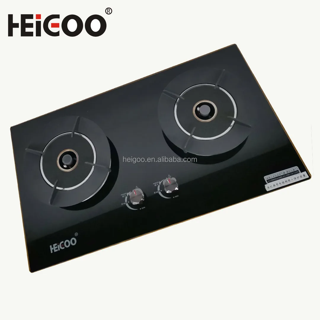 Factory hot sale energy saving burner infrared gas stove 2 ceramic burners for 100% safety