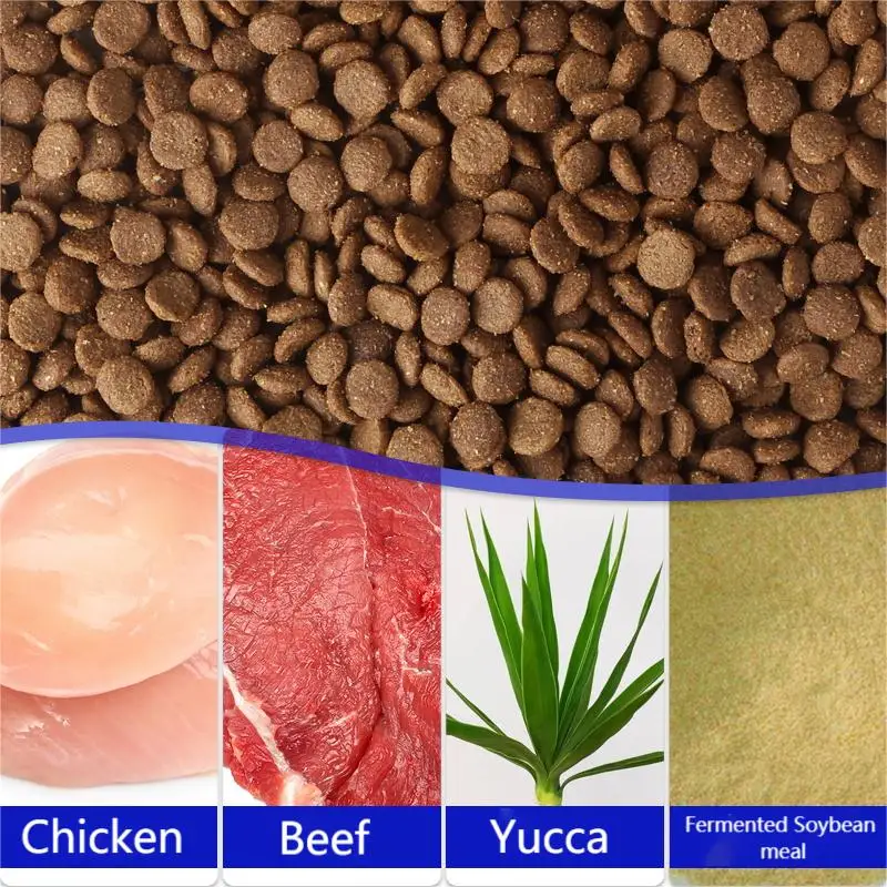 Free Sample Organic Pet Food Halal Wholesalers Freeze Dried Weight Gain Special Dry Cat Dog Food