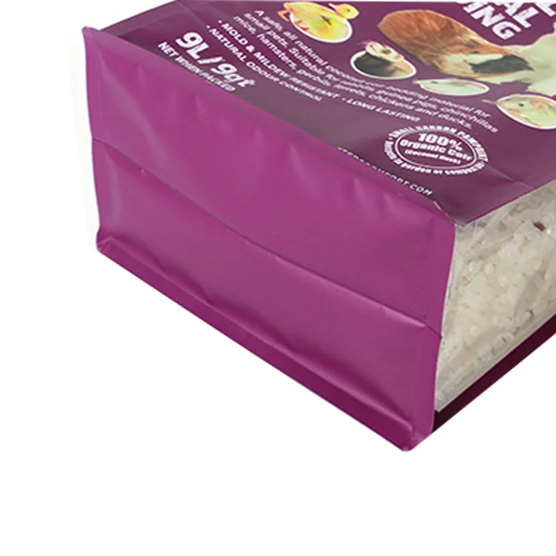 Biodegradable Compostable Flat Bottom Drip Beans Packaging White Matte Vacuum Bag Food Chewing Gum Bosheng Cake Pop Plastic Bags