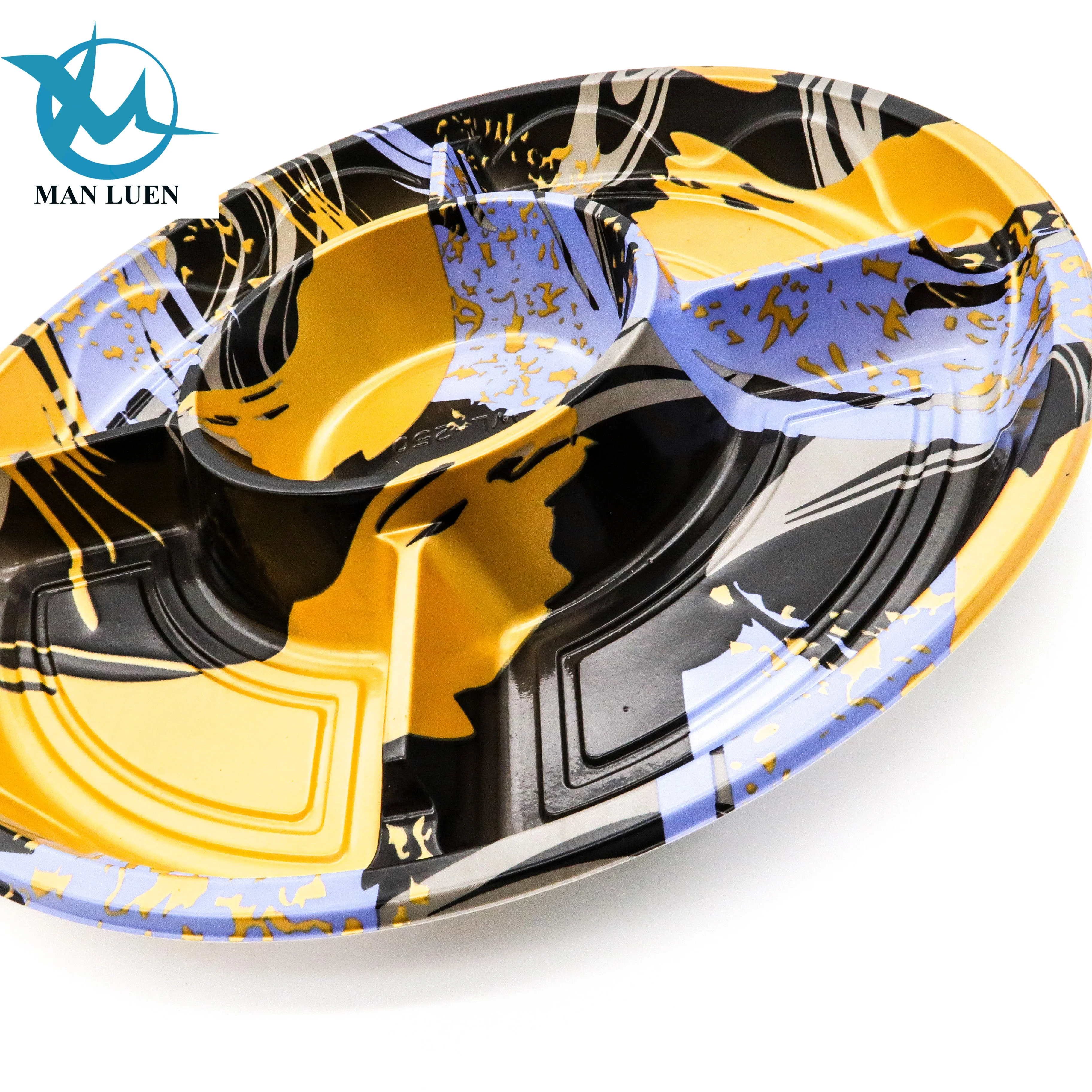 Disposable Custom Candy Snack Food Packaging Plastic Party Tray