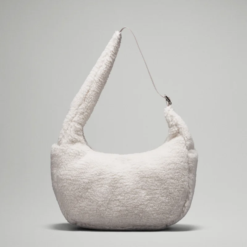 New arrival Design teddy Moon Hobo Shape Sling Bag, Aesthetic Shoulder and Crossbody Bum Bag