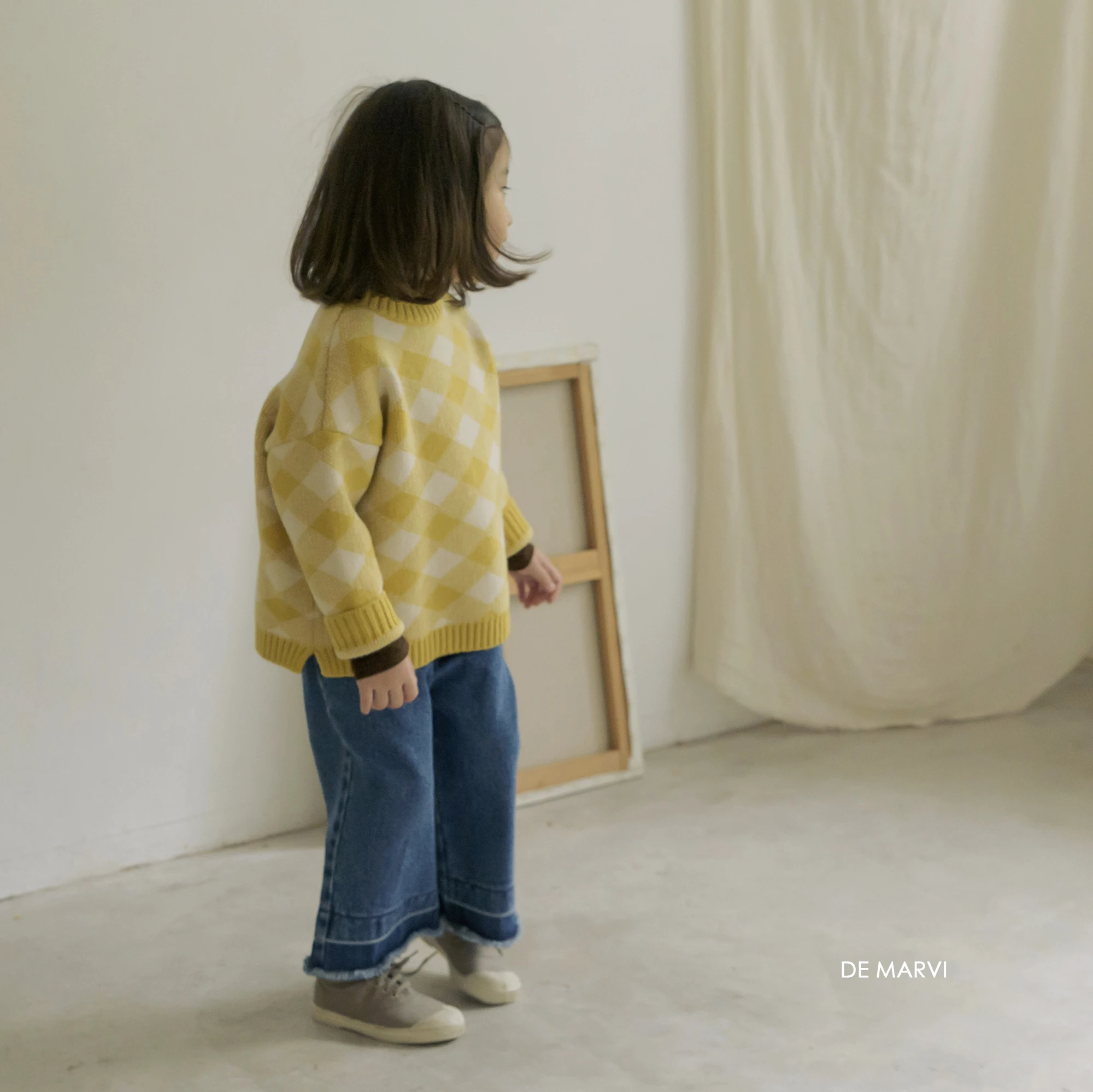 DE MARVI Baby Kids Winter Sweater Girls Boys Pullover Clothes MADE IN KOREA