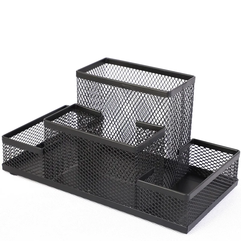 Best Selling Eco-friendly Metal Mesh Stationery Pen Holder