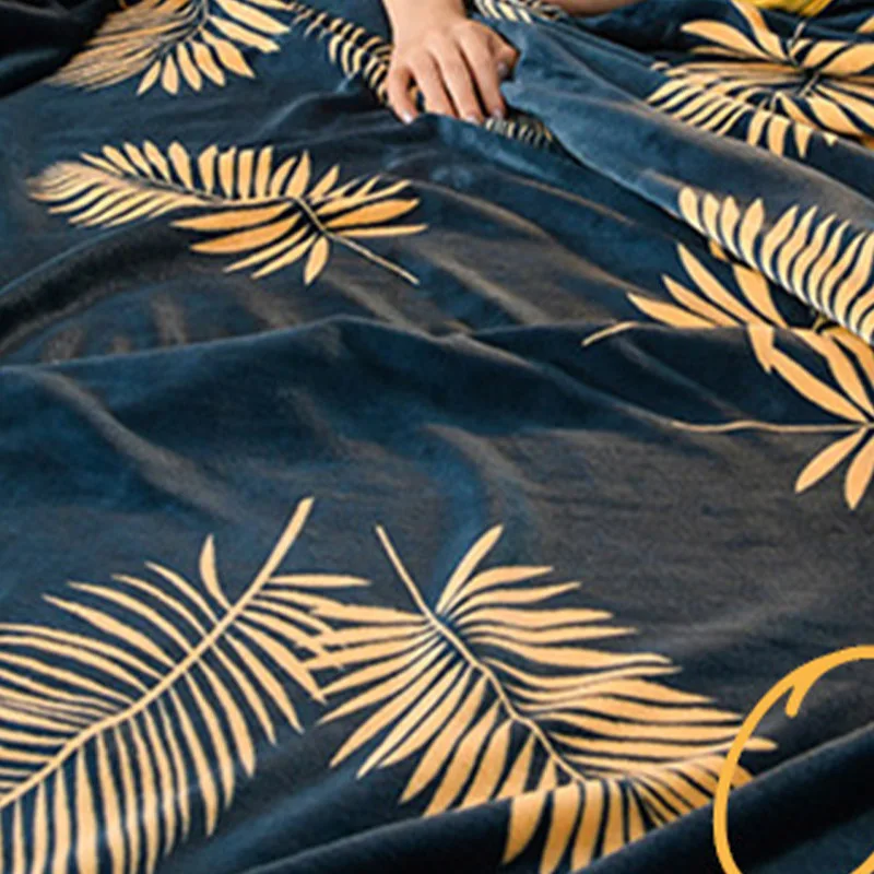 Custom Design Digital Print Fleece Blanket For Sofa Bed Or Travelling