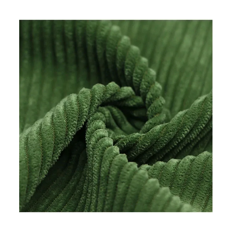 Полосатая бархатная основовязаная ткань