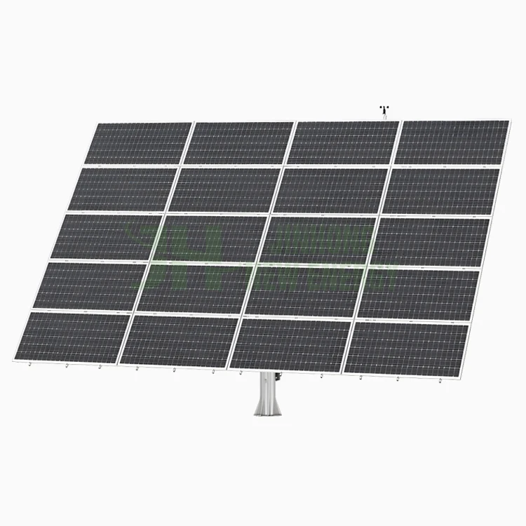 Jinhong solar tracker 12kw 20 panels Hot selling dual axis solar tracker Patent design solar tracking system