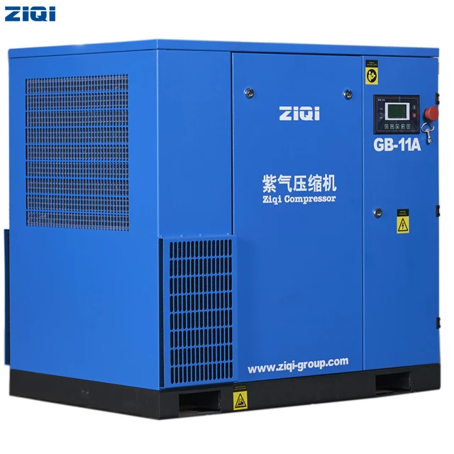Special Hot Selling AC Power 415V 11kw 189psi 50hz single stage vertical type air screw compressor machines air-cooled